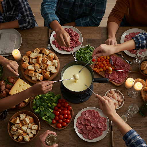 Kaasfondue: Veel Meer Dan Alleen Brood Dippen! Ontdek de Ultieme Gids voor Wat Je Eet met Kaasfondue