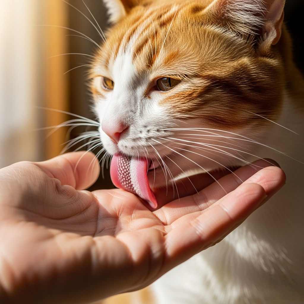 Waarom Likt Mijn Kat Mij? De Verrassende Redenen Achter de Ruwe Kattentong Waarom Likt Mijn Kat Mij? De Verrassende Redenen Achter de Ruwe Kattentong