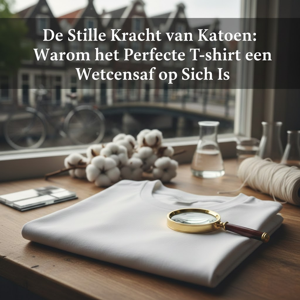 De Stille Kracht van Katoen: Waarom het Perfecte T-shirt een Wetenschap op Zich Is