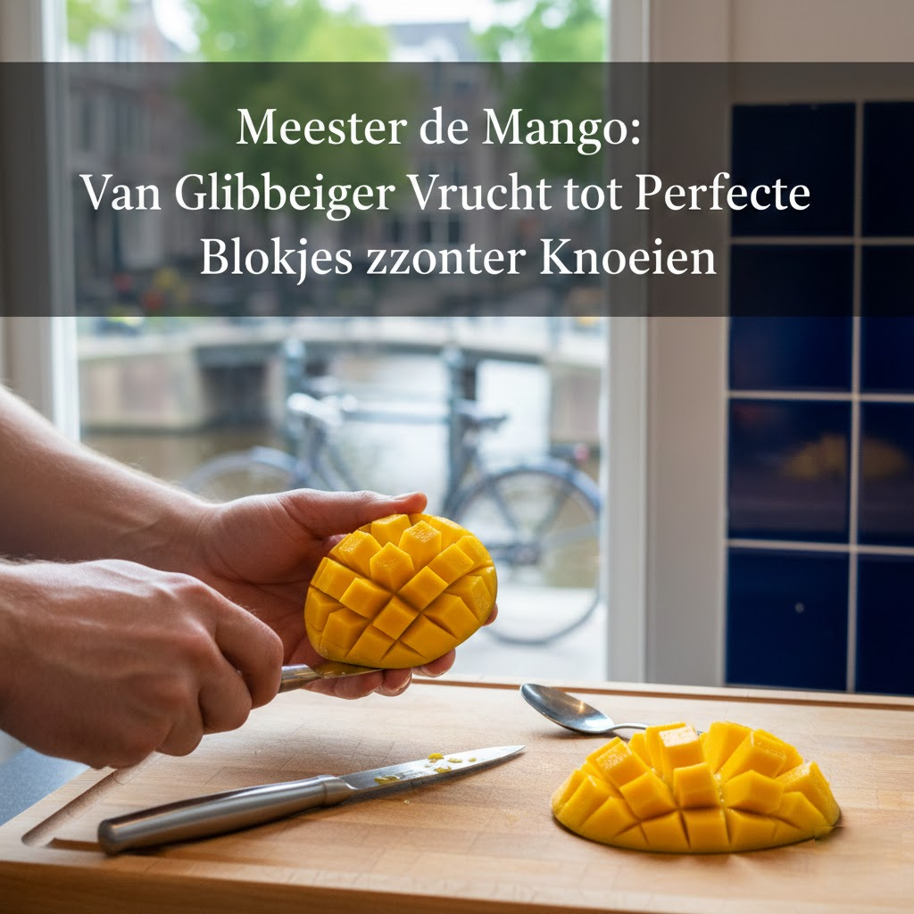 Meester de Mango: Van Glibberige Vrucht tot Perfecte Blokjes zonder Knoeien