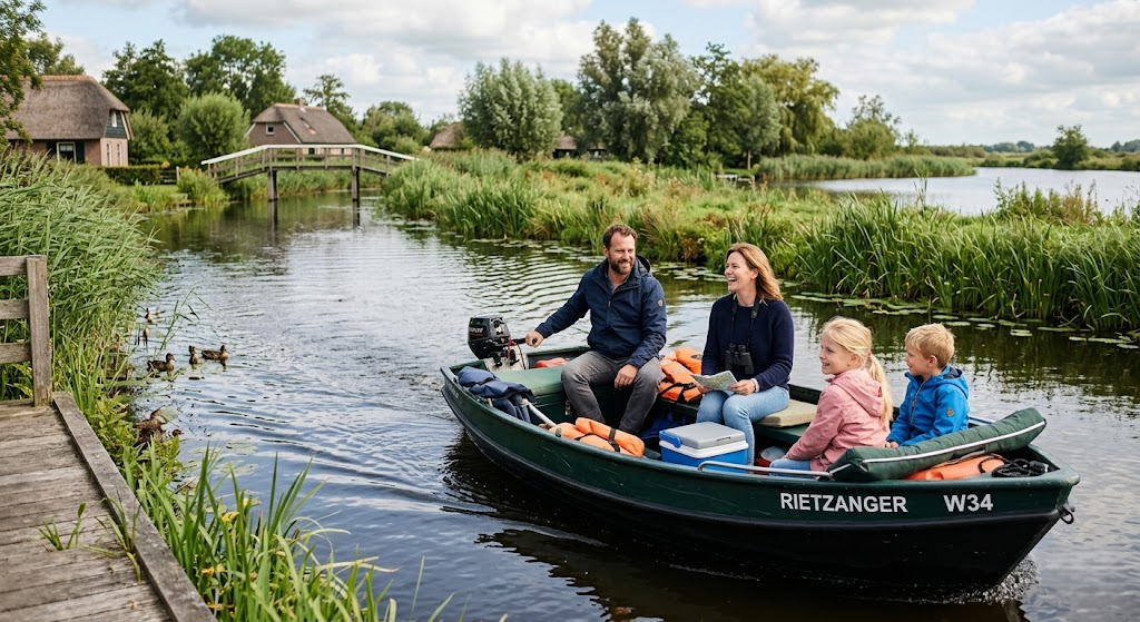 Fluisterboot huren in de Weerribben-Wieden: Beleef de rust van het water