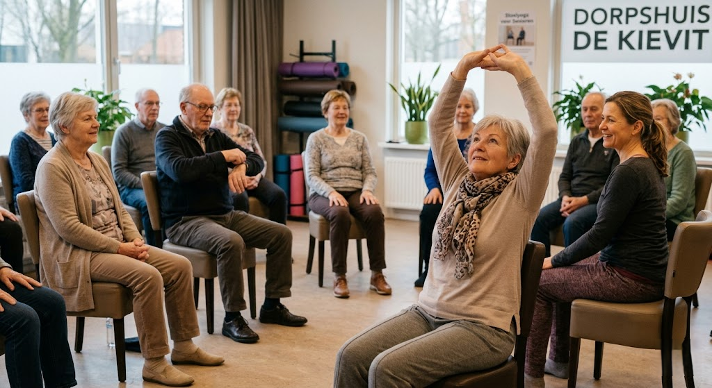 Hoe Stoelyoga Senioren Helpt om Vitaal en Flexibel te Blijven