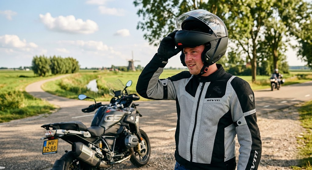 Comfortabel en Veilig de Hitte Door: Waarom een Doorwaaijas Onmisbaar is voor de Zomerse Motorrijder