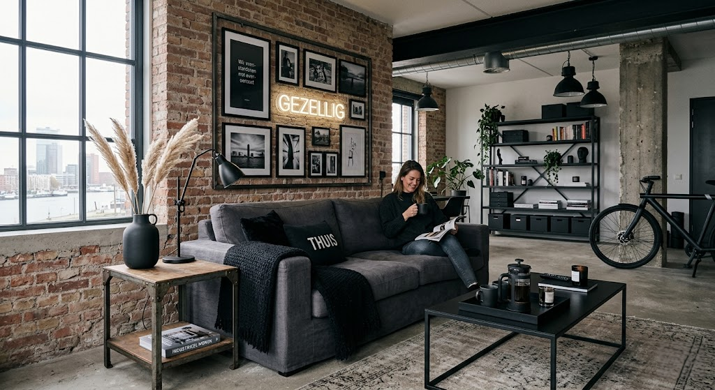 Zwarte Accessoires in een Industrieel Interieur: Creëer de Perfecte Woonkamer