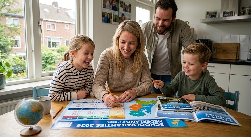 Schoolvakanties 2026 per regio: Handig overzicht voor je vakantieplanning