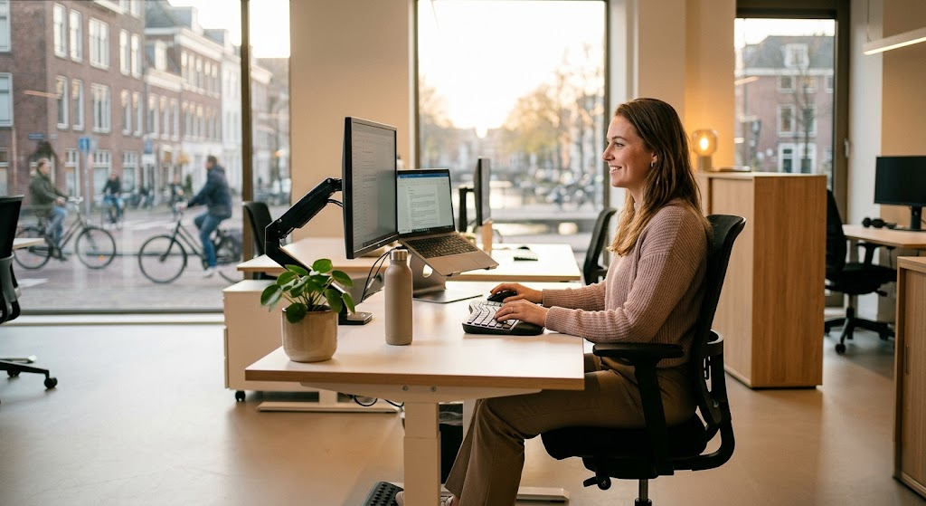 Hoe je écht je houding verbetert achter je bureau: Een praktische aanpak voor een pijnvrij werkleven Hoe je écht je houding verbetert achter je bureau: Een praktische aanpak voor een pijnvrij werkleven
