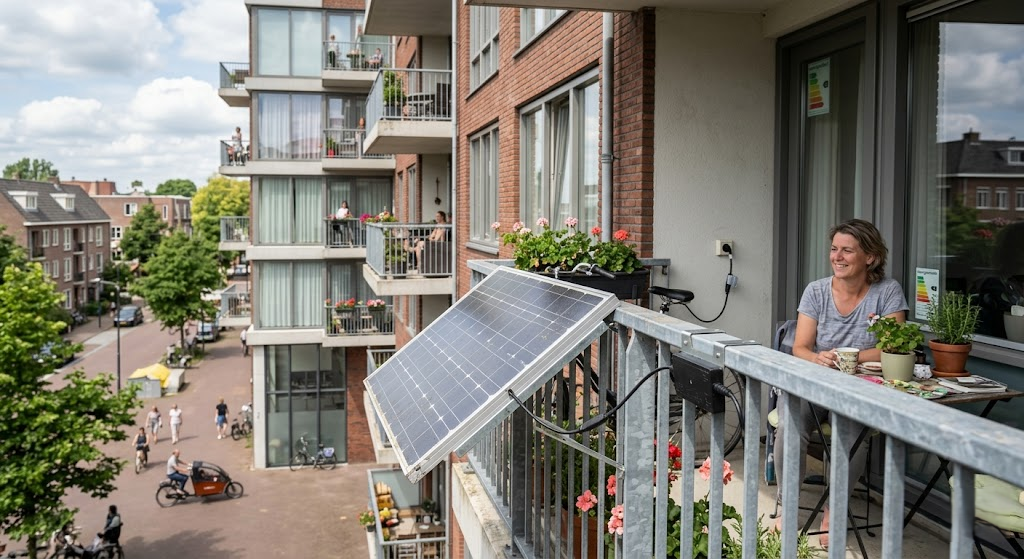 Groene Stroom Zonder Eigen Dak: De Potentie van Micro Zonnepanelen op het Balkon