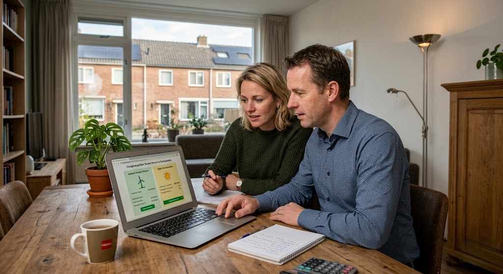 Groene stroom vergelijken met zonnepanelen: De beste energiekeuze voor jouw situatie