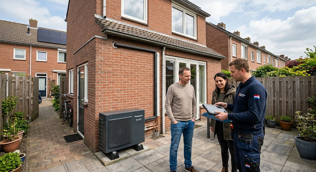 De slimme route naar een goedkope warmtepomp in een tussenwoning