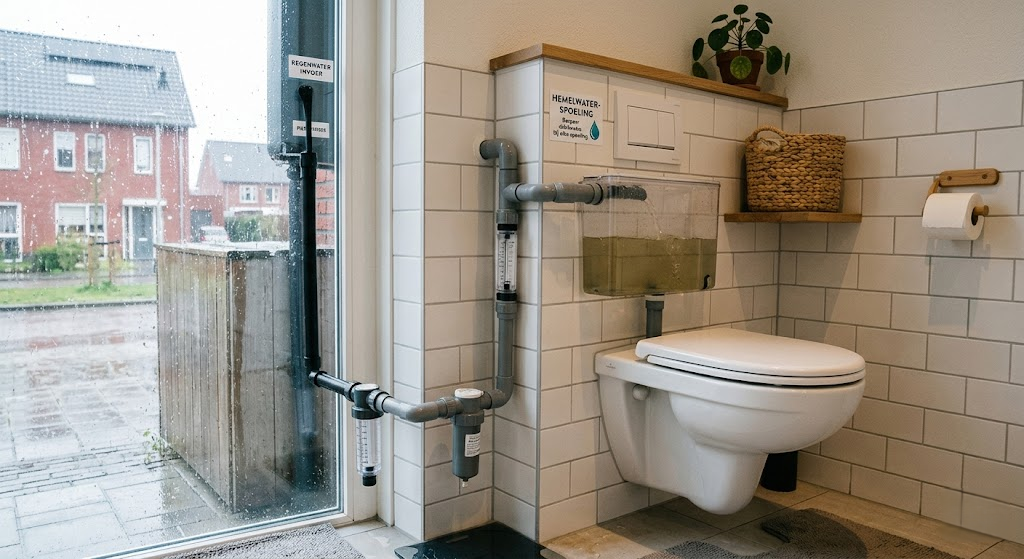 Regenwater op het toilet: Slim besparen op drinkwater bij elke spoelbeurt
